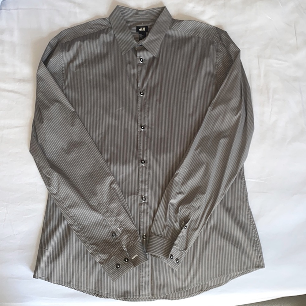 H&M XL striped men’s shirt
